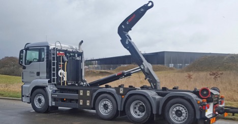 Kolding Kommune klarer containerne med kroghejs